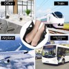 Aieve Airplane Footrest (Memory Foam), Portable Travel Foot Hammock -