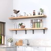 Heavy Duty Shelf Brackets 10 Inch, 6 Pack Floating Shelf
