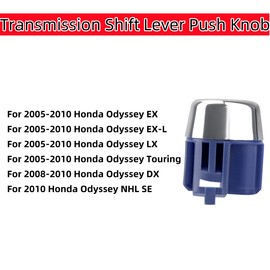 KDFUHRUI Transmission Shift Lever Push Knob Compatible with 2005-2010 Honda Odyssey EX EX-L LX Touring 3.5L V6-Gas，with Spring 54132-SHJ-A01