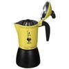 Bialetti" Musa Satinata Espresso Maker for 4 Cups, Stainless Steel