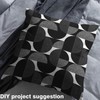 Feelyou Geometric Fabric by The Yard, Modern Circle Trippy Swirl