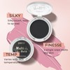 Color Changing Blush, Black to Pink Blusher for Cheeks, Multi-Use