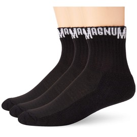 Magnum 3 Pack Base Pack Black Socks - Small