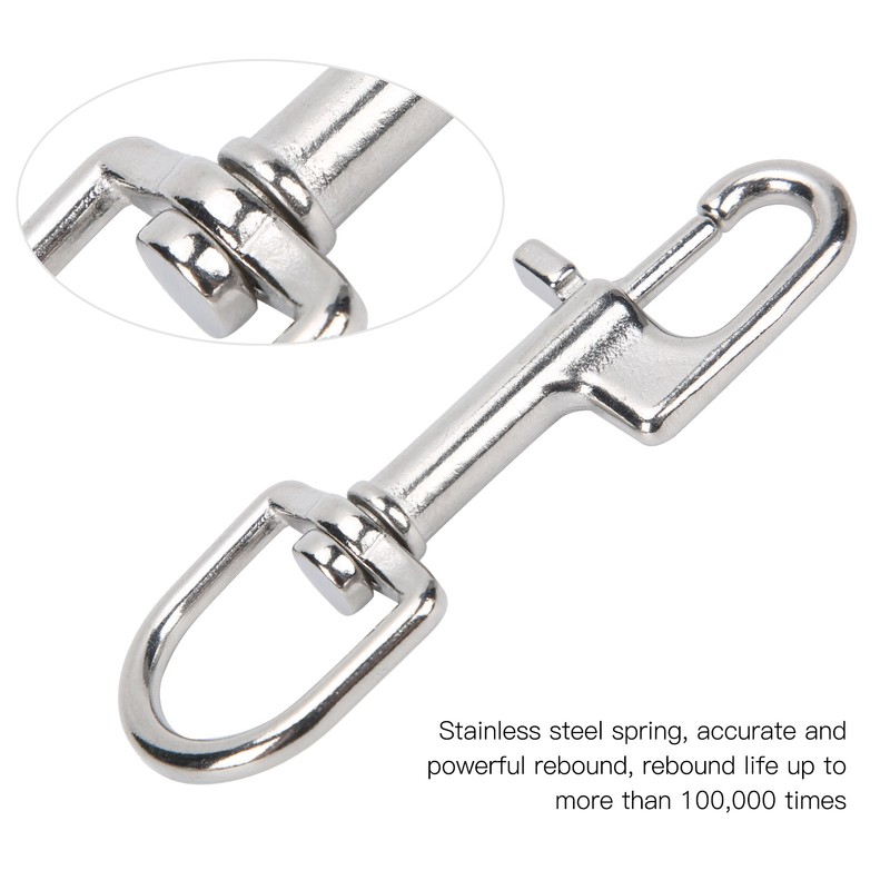 Stainless Steel Diving Single Ended Snap Clips Single Eye Bolt