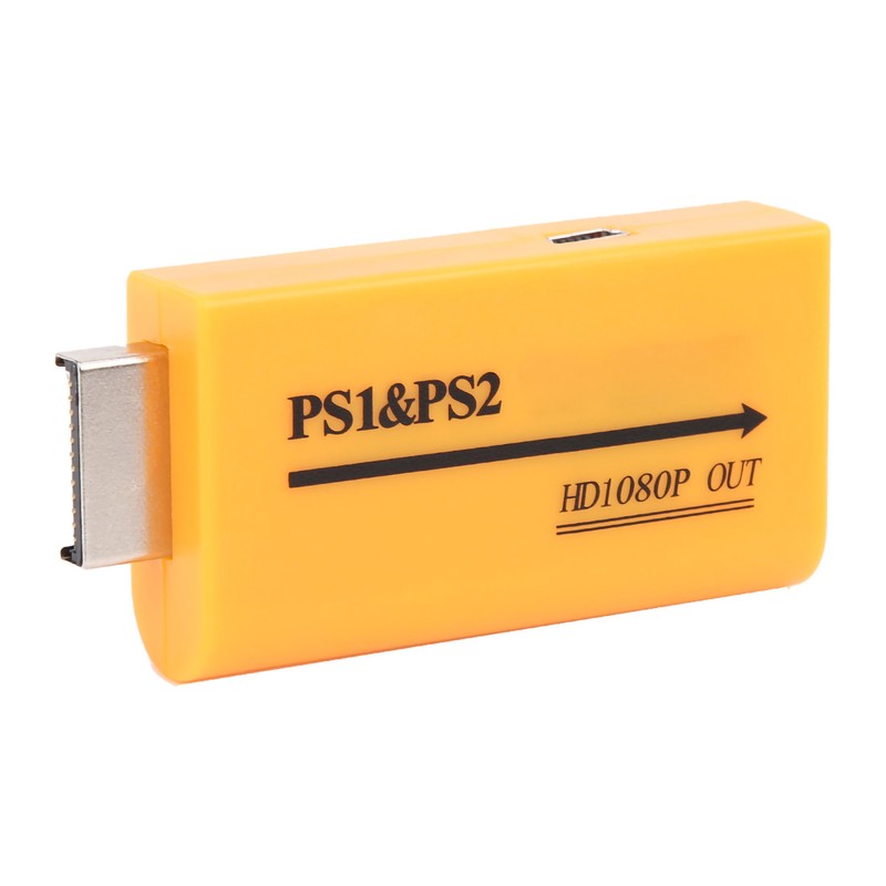 PS1/PS2 to HDMI Video Converter Adapter Output Composite 7x3.5x1.5cm