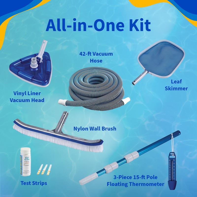 Blue Wave NA394 Large Maintenance Kit for Above Ground Pools