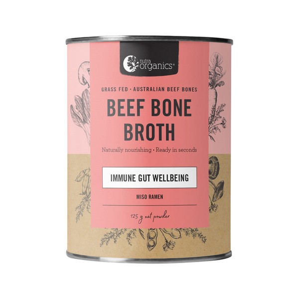Nutra Organics Beef Bone Broth Miso Ramen 125g
