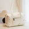 Farcauo Cute Tote Duffel Bags Women White Travel Duffel Bag