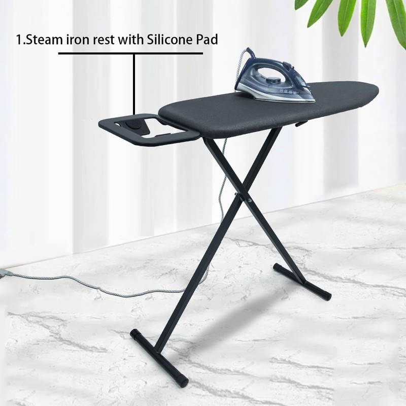 Duwee 12"x36" Ironing Board with Heat Resistant Cover and Thicken