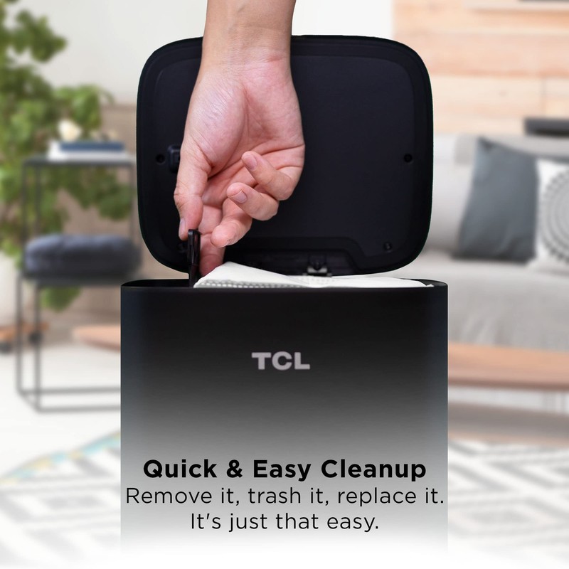 TCL RVR3D Robot Vacuum Dust Bag Kit, White