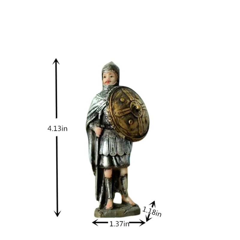 KTYDRY Exquisite Ancient Roman Shield Warrior - Shield Warrior Miniature