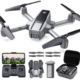 Holy Stone HS440D Drones with Camera for Adults 4K UHD Camera, Unger 249g with GPS Auto Return, Follow Me, Waypoints and Customized Carrying Case