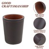 Gesserit Felt Lined PU Leather Dice Cups Set, 6 Quiet
