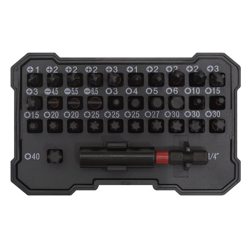 Sealey AK8286 32pc Impact Grade Power Tool Bit Set