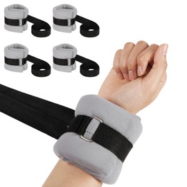 4Pcs Medical Restraints Patient Hospital Bed, Gray