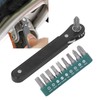 11Pcs Mini Screwdriver Set 1/4in Pocket Micro EDC Tool Ratchet