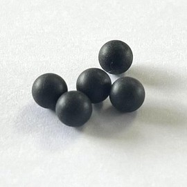 Humanity Polypropylene Balls, Diameter 0.2 inch (5.0 mm), Black, 30 Pieces, Precision Balls, PP Balls
