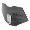 Motorcycle Windshield Acrylic Heightened Adjustable Clip On Wind Deflector Windscreen