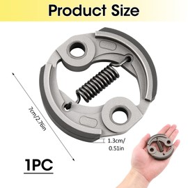 Clutch Assembly Aluminium Compatible with Kawasaki TD33 TD40 TD48 TH34 TH43 TH48 TJ35E TJ45E, Clutch Accessories Replacement Motor Lawn Mower Tool