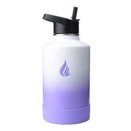 HYDRO CELL Protective Silicone Bottom Boot for 40oz, 32oz, 24oz, 18oz, 14oz Stainless Steel Insulated Water Bottles, Anti-Slip Sleeve Cover, Bottom Boot (Lavender 64oz)