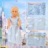 18 inch Doll Clothes Accessories -6Pcs Different Princess Costume Gift