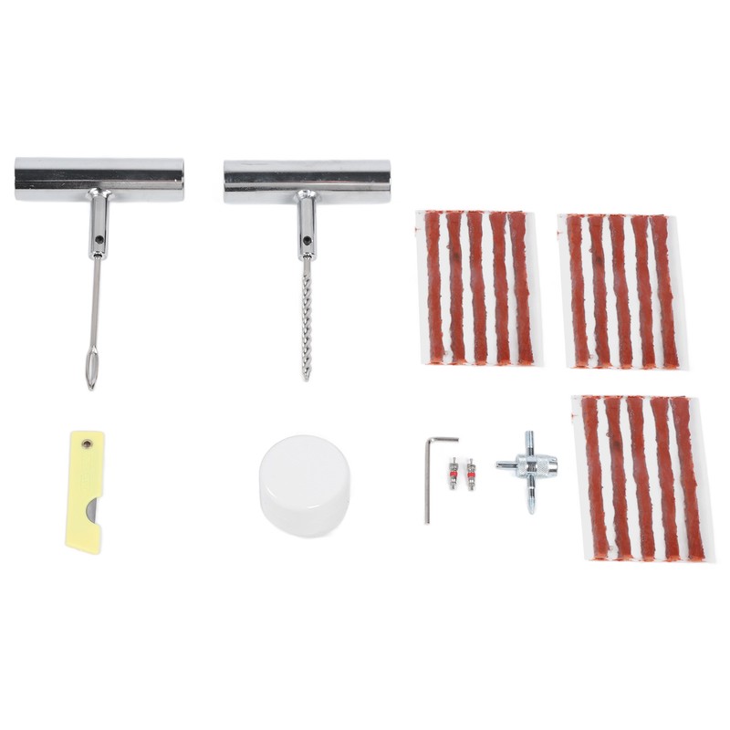 24Pcs Tire Repair Kit Heavy Duty Tire Plug Kit Universal