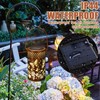Solar Lanterns Outdoor Hanging Lanterns, Car On/Off Butterfly Hollowed Metal