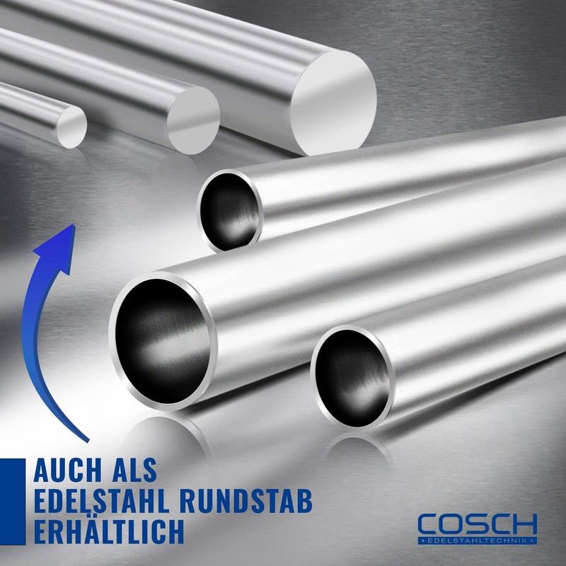 Stainless Steel Round Tube V2A Polished 18.0 x 1.5 mm