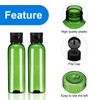 uxcell 2 Oz Plastic Bottles with Flip Caps, 200 Pcs