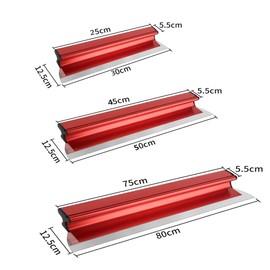 Drywall Degreasing Blade Set 11.8" + 19.6" + 31.4" With Adjustable Extension Handle Stainless Steel Drywall Smoothing Scraper for Sheetrock/Plasterboard/Wall/Concrete Surfaces