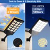 Aqraou Solar Lights Outdoor Waterproof, 6500K Dusk to Dawn Solar