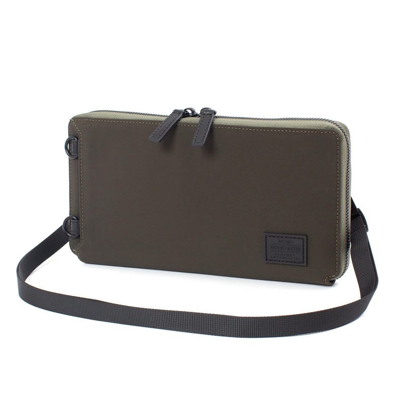 Mustache KXX-4425 Passport Case, Multi Case, Shoulder Included, Men's, Polyester,