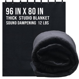 Boxer Tools Studio Grommeted Sound Dampening Blanket XL 96 in. x 80 in. Light Blocker, Sound Absorbing, Insulated Blanket