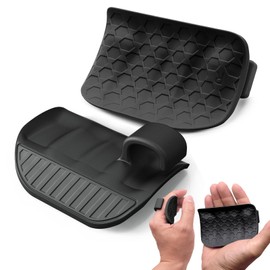 Upgrade Rypt Grip Gym Hand Grip Weight Lifting Grip for Men and Women Anti- Slip Workout Grips-Soft Silicone Hand Palm Protector Gloves for Weight lifting Push-Ups Gym Training and Exercise-Black.