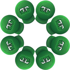 Jomeya Glove Locks, 8 Pack Baseball Glove Lace Locks, No More Knots Required, Universal Fit for Baseball and Softball Gloves (Green)