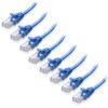 Cable Matters Paquete de 8 cables Ethernet Cat5e Snagless (cable