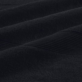 Belizzi Home 8 Piece Towel Set 100% Ring Spun Cotton, 2 Bath Towels 27x54, 2 Hand Towels 16x28 and 4 Washcloths 13x13 - Ultra Soft Highly Absorbent Machine Washable Hotel Spa Quality - Black