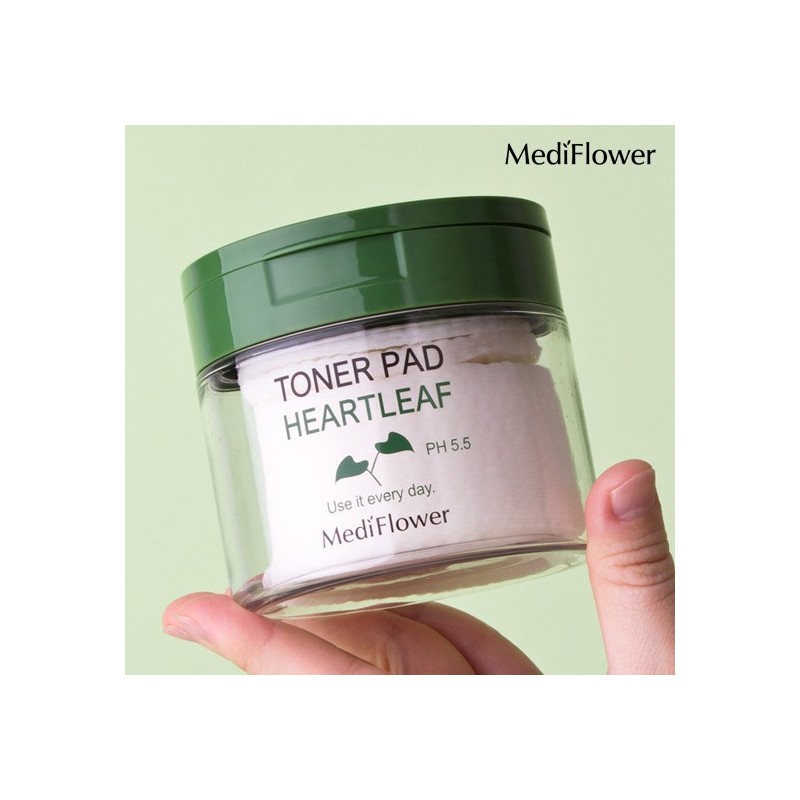 Mediflower Houttuynia Cordata Toner Pads 60 Sheets / 메디플라워 어성초