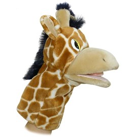 Aurora® Interactive Hand Puppet Jolie™ Stuffed Animal - Storytelling Adventures - Playful Learning - Brown 10 Inches