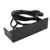 USB3.0 Hub Front Panel 5Gbps 4 Ports 19pin Optical Drive