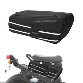 MOSISO Compatible with Ruckus 2010-2023 Under Seat Storage Bag, 18L Multifunctional Scooters Saddle Luggage Tool Gear Carry Bag Accessory Pouch with Handle & Shoulder Strap, Black