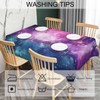 Beabes Decorative Rectangle Tablecloth 52"X70" Galaxy Space, Cosmic Universe Nebula