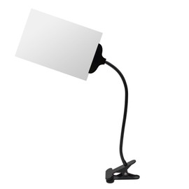 DIFEIUKI Magnifying Glass Stand Magnifier 5x Magnification Clip Type Magnifying Sheet Page Magnifying Glass 360° Angle Adjustable Magnifying Magnifier Desktop Reading Lens Stand for Newspapers Maps