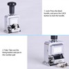 Automatic Numbering Machine Zinc Alloy Easy Operation Clear Inking Self