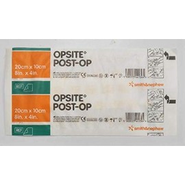 New Opsite Post-Op Dressing, 20cm x 10cm Pack of 10