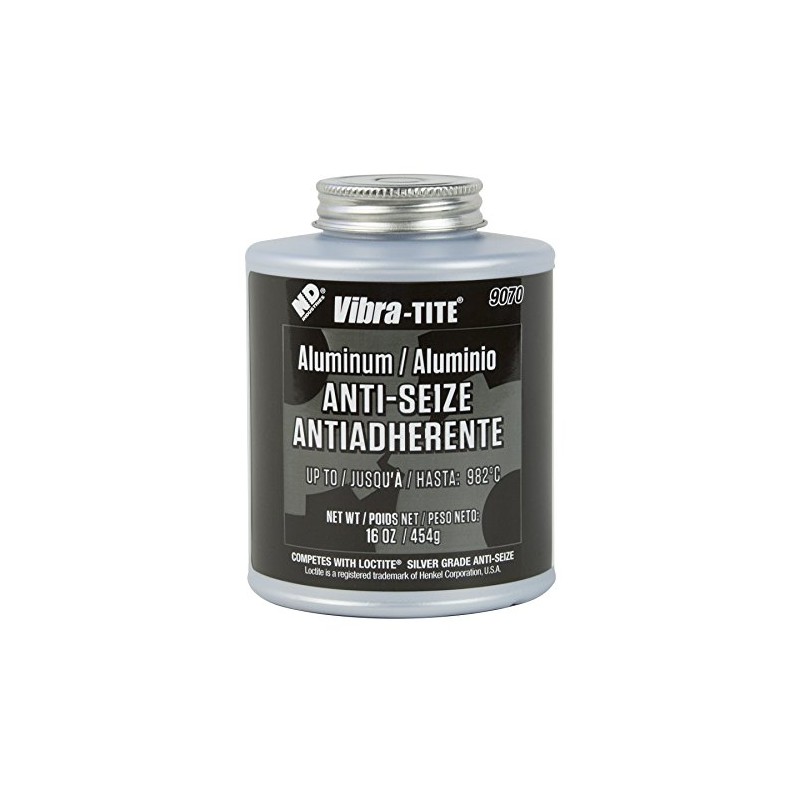 Vibra-TITE 907A Silver Aluminum Anti-Seize Lubricant Compound, 16 oz Jar