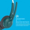 JLab Go Work Pop Cuffie Bluetooth con Microfono senza Filo