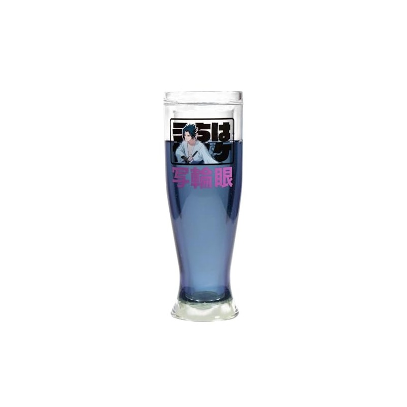 Vaso Mágico Glow in the Dark Naruto Sasuke 450 ml