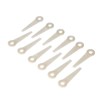 Pack of 24 Plastic Cutting Blades, Plastic Grass Trimmer Blades