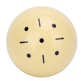 Vbest life American/British Training Cue Ball Table Pool Standard Size Large Cue Ball for Snooker Practice(52.5MM)